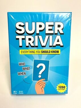 NEW Super Trivia: Everything You Should Know Party Game Family Teens Teenage